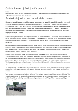 Generuj PDF - Oddział Prewencji Policji w Katowicach