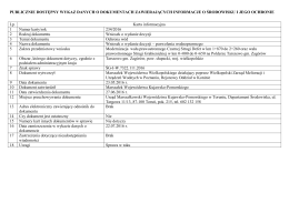 Karta informacyjna 234/2016 - BIP Urzędu Marszałkowskiego