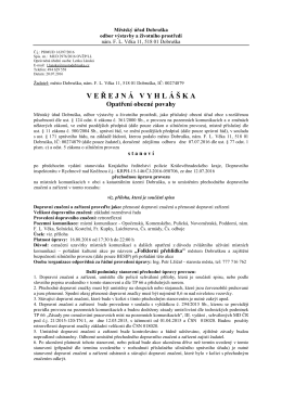 Dokument - Dobruška