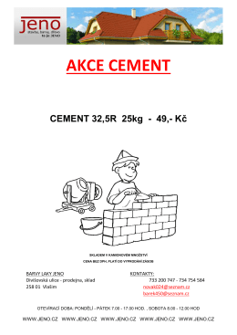 akce cement