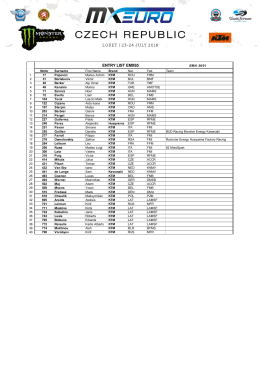 entry list emx65