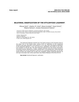 bilateral ossification of the stylohyoid ligament