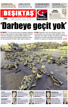 Gazete Oku - Gazete Beşiktaş