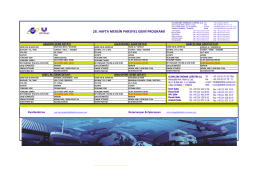 28. HAFTA MERSİN PARSİYEL GEMİ PROGRAMI