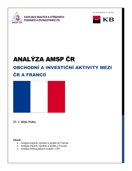 analýza amsp čr - Asociace malých a středních podniků a