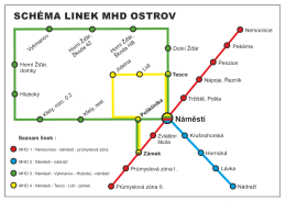 Mapa MHD Ostrov - Aktuality, DP Ostrov