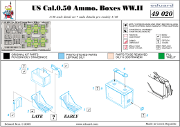 US Cal.0.50 Ammo. Boxes WW.II