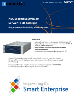 NEC Express5800/R320 Serwer Fault Tolerant