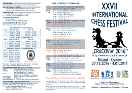 cracovia` 2016` - Chess