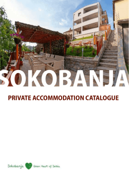 PRIVATE ACCOMMODATION CATALOGUE
