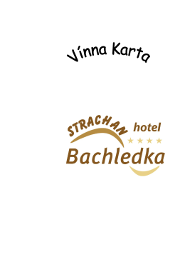 Vinna karta - Hotel Bachledka Strachan