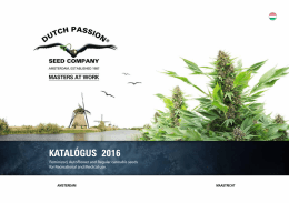 katalógus 2016 - Dutch Passion