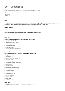 Generuj PDF - KRP I – Śródmieście