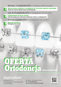 Oferta Ortodontyczna 7-8.2016