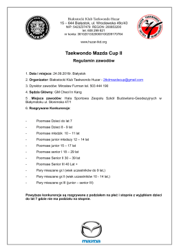 Taekwondo Mazda Cup II