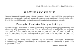 obwieszczenie nr 2 _wydanie decyzji ul. wieniawskiego