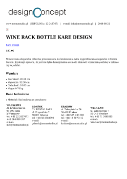 wine rack bottle kare design