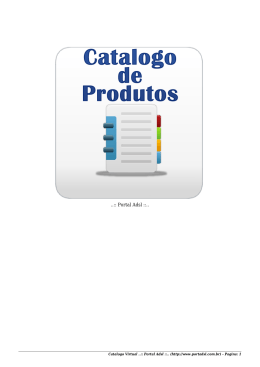 Catalogo Virtual de Produtos ..:: Portal Adsl ::..