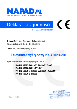 Deklaracja CE - Kompleksmedia.pl