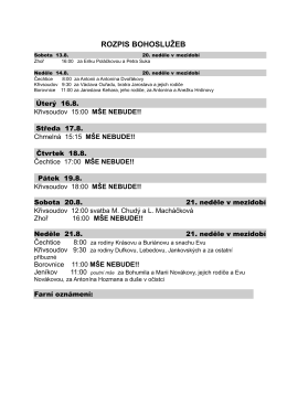 bohosluzby 14_8 - Farnost Čechtice