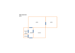 Malé náměstí 232 (2+1) pokoj pokoj chodba komora kuchyň