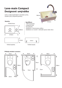 Lave-main Compact Designové umývátko