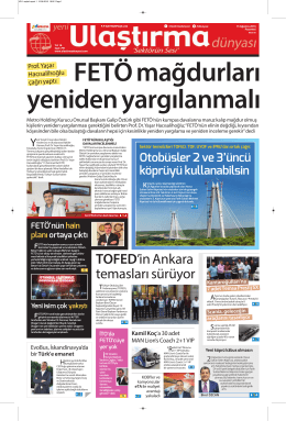 TOFED`in Ankara temasları sürüyor