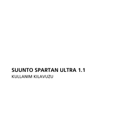 SUUNTO SPARTAN ULTRA 1.1