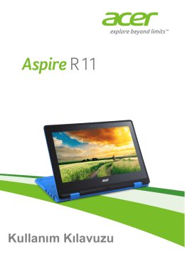 Acer Aspire R3-131T Kullanım Kılavuzu