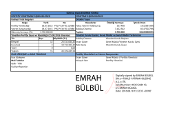 Sürekli Bilgilendirme Formu - Fokus Portföy Yönetimi A.Ş.