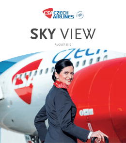 AUGUST 2016 - Czech Airlines