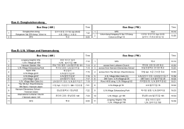 Bus B: UN Village and Hannam-dong Bus A