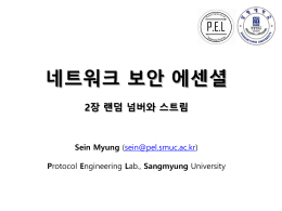PowerPoint 프레젠테이션 - Protocol Engineering Lab.