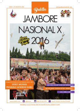 - Jambore Nasional X 2016
