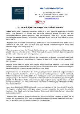 DownloadITPC Jeddah Ajak Kampanye Cinta Produk Indonesia