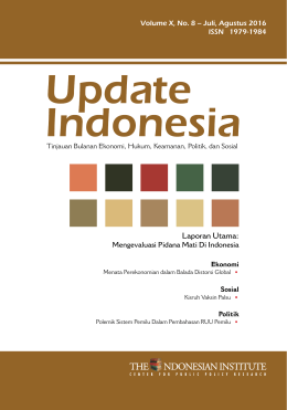 Volume X, No. 8 – Juli, Agustus 2016 (Bahasa Indonesia)