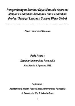 materi 1 - Universitas Pancasila