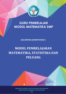 3. KK C. Model Pembelajaran Matematika, Statsitika dan Peluang