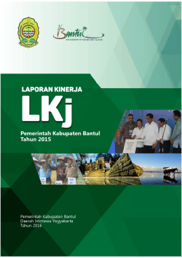 Laporan kinerja (lkJ) - Sekretariat Daerah Kabupaten Bantul