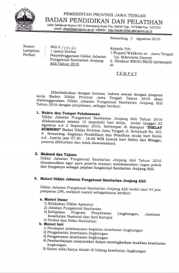 badan pendidii(an dan pelatihan - Badan Diklat Provinsi Jawa Tengah
