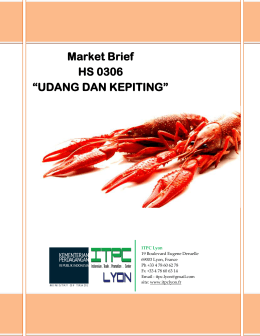 Market Brief HS 0306 UDANG