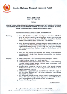 Komite Glahraga Nasional Indonesia Pusat