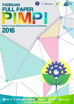 Buku Panduan Full Paper PIMPI 2016