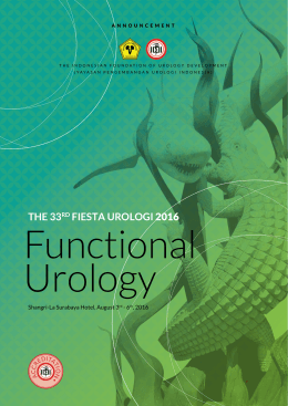 The 33rd FiesTa Urologi 2016 - Fiesta Urology