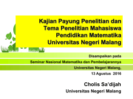 - Universitas Negeri Malang