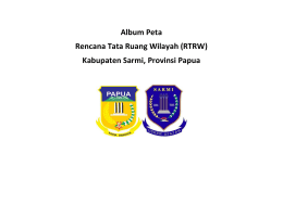 Album Peta Rencana Tata Ruang Wilayah (RTRW - Simtaru