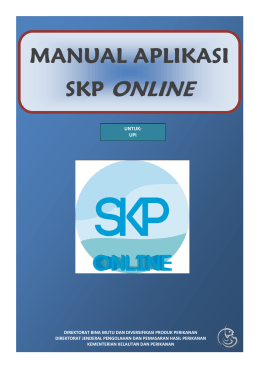 Panduan penggunaan aplikasi SKP online