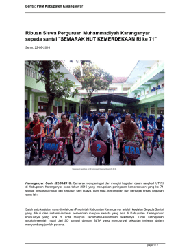 Berita 7089_Ribuan Siswa Perguruan Muhammadiyah