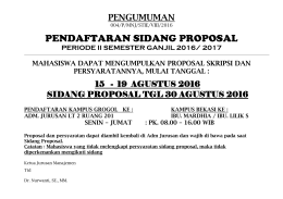 File: PENG (004) PENDAFTARAN SIDANG PROPOSAL