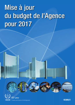 Mise à jour du budget de l`Agence pour 2017
